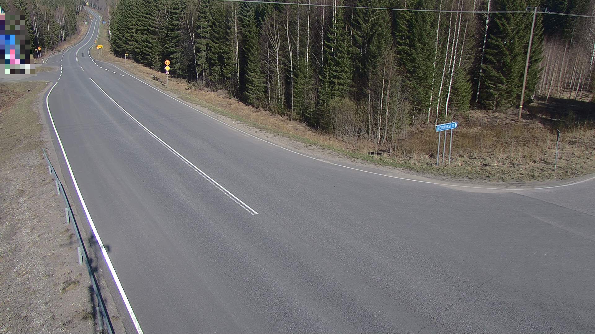 Weather Camera Image Tie 23, Heinävesi, Lamminpää, Heinävesi, Pohjois-Karjala