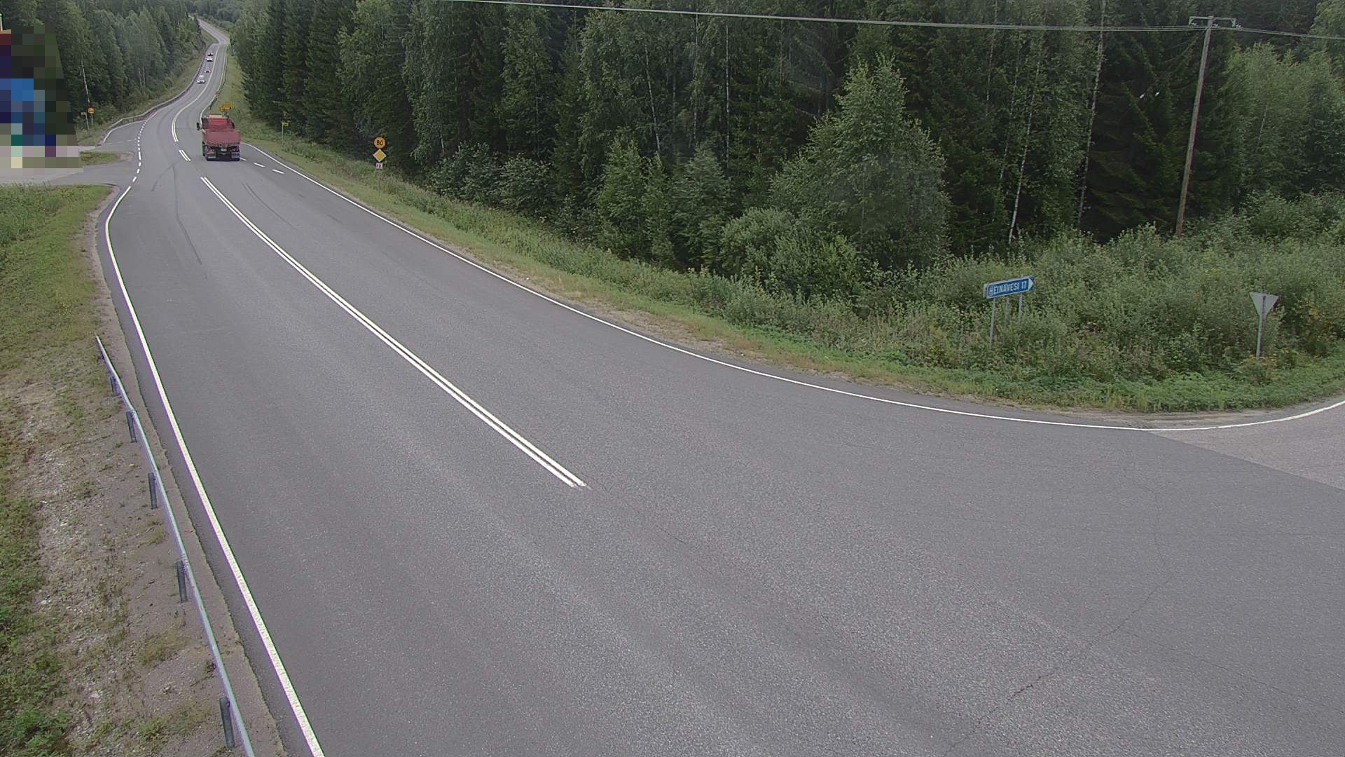 Weather Camera Image Tie 23, Heinävesi, Lamminpää, Heinävesi, Pohjois-Karjala