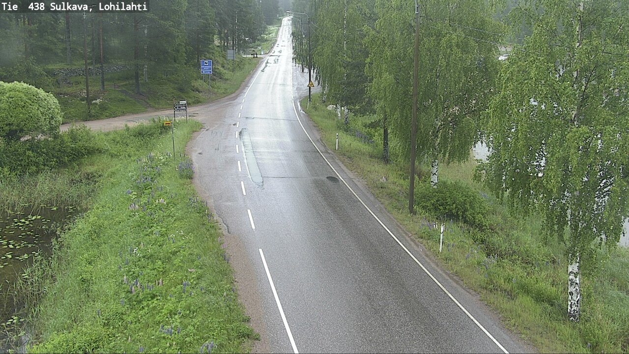 Weather Camera Image Väg 438 Sulkava, Lohilahti, Sulkava, Etelä-Savo