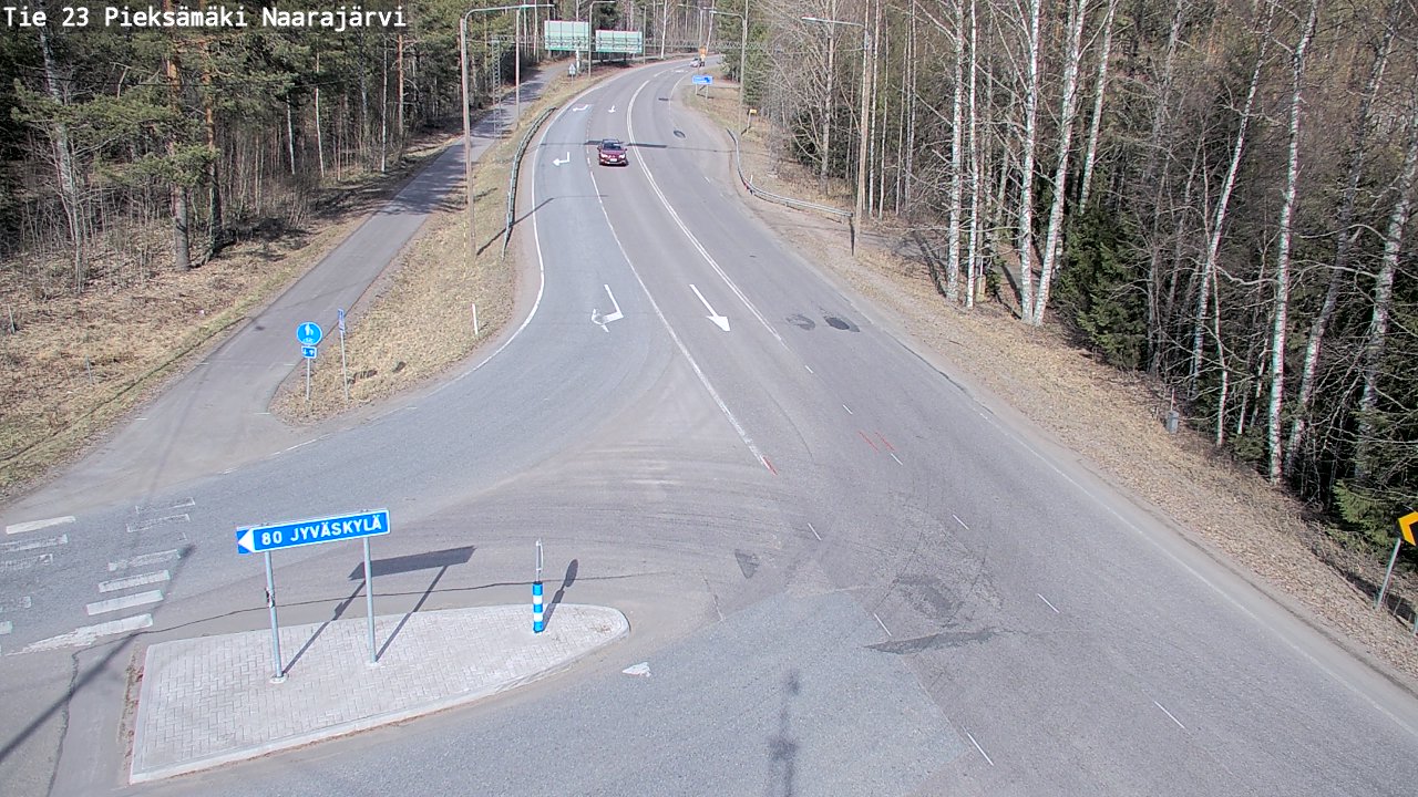 Kelikamerat Kuva Tie 23 Pieksämäki, Naarajärvi, Pieksämäki, Etelä-Savo