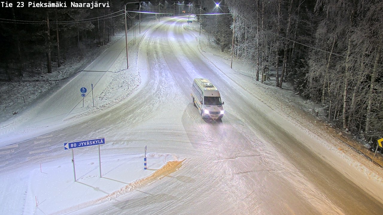 Kelikamerat Kuva Tie 23 Pieksämäki, Naarajärvi, Pieksämäki, Etelä-Savo