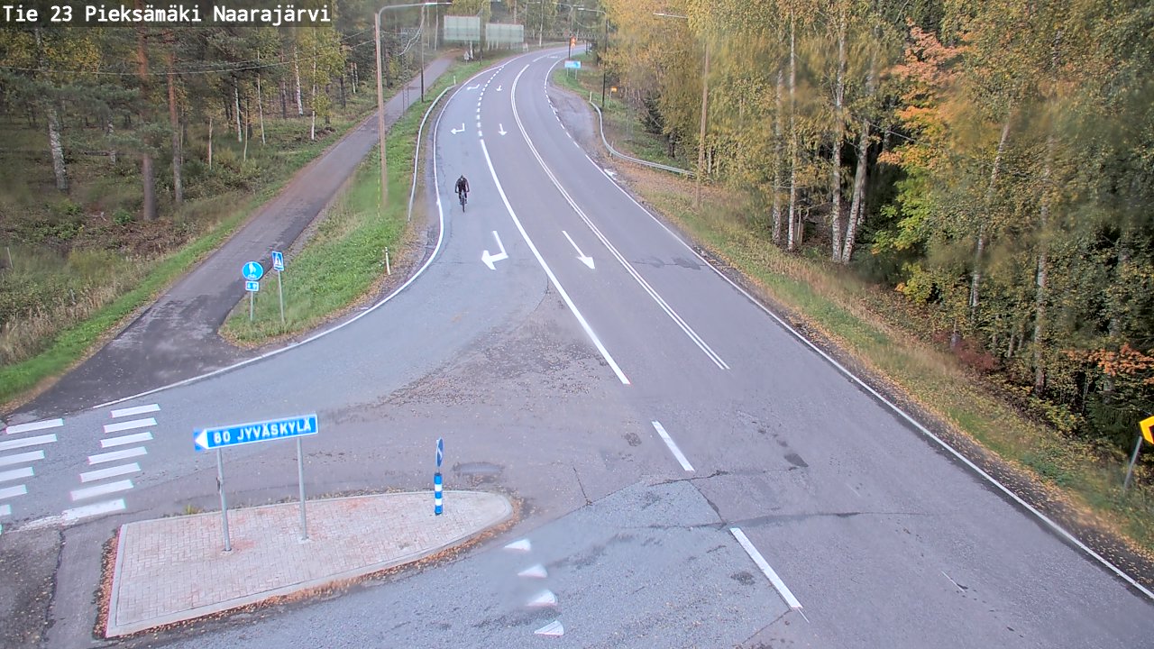 Weather Camera Image Road 23 Pieksämäki, Naarajärvi, Pieksämäki, Etelä-Savo