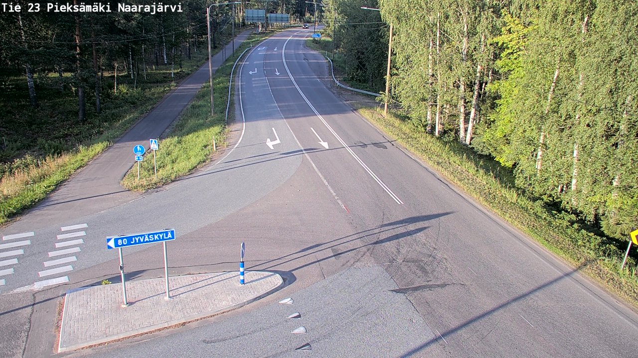 Kelikamerat Kuva Tie 23 Pieksämäki, Naarajärvi, Pieksämäki, Etelä-Savo