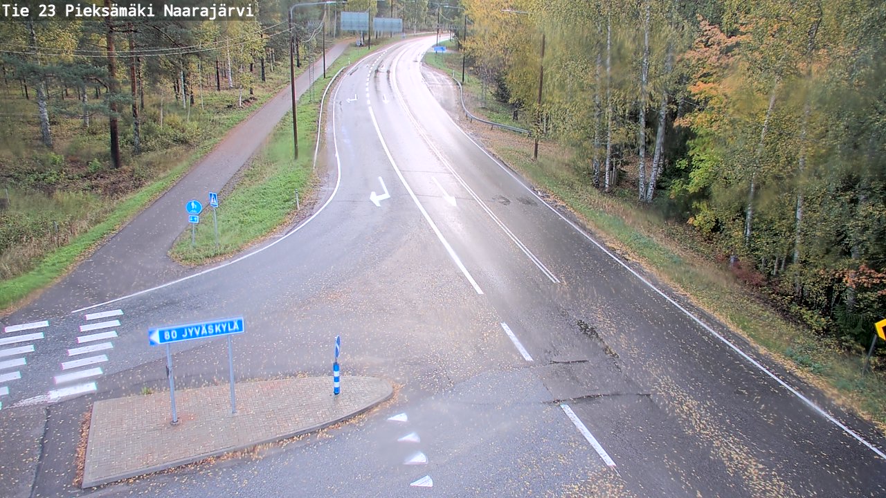 Weather Camera Image Väg 23 Pieksämäki, Naarajärvi, Pieksämäki, Etelä-Savo