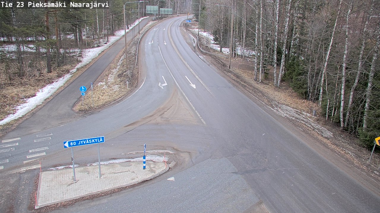 Kelikamerat Kuva Tie 23 Pieksämäki, Naarajärvi, Pieksämäki, Etelä-Savo