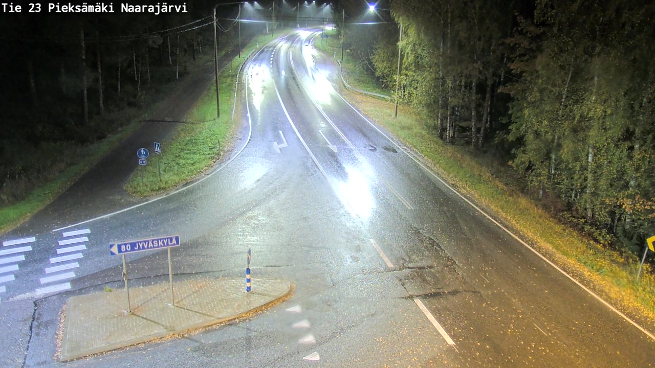 Weather Camera Image Road 23 Pieksämäki, Naarajärvi, Pieksämäki, Etelä-Savo