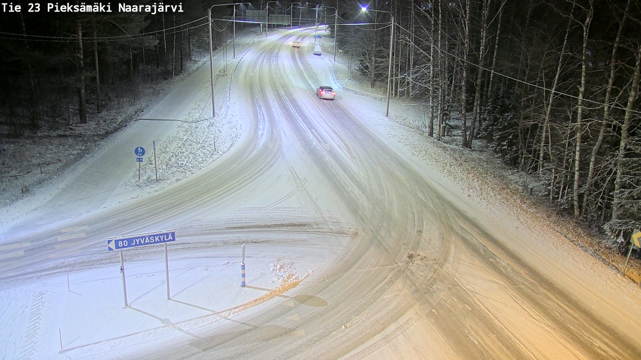Kelikamerat Kuva Tie 23 Pieksämäki, Naarajärvi, Pieksämäki, Etelä-Savo