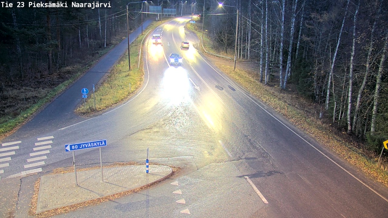 Kelikamerat Kuva Tie 23 Pieksämäki, Naarajärvi, Pieksämäki, Etelä-Savo