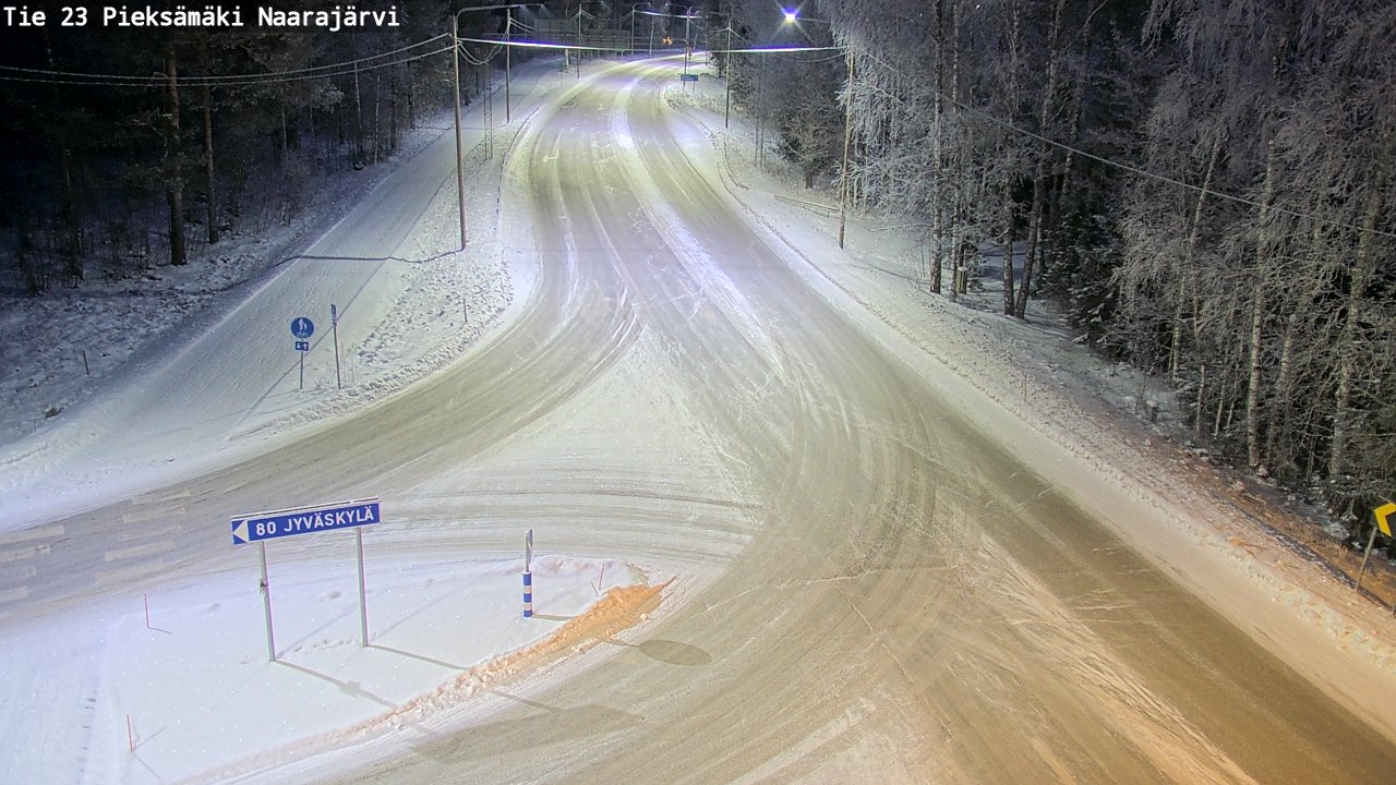 Kelikamerat Kuva Tie 23 Pieksämäki, Naarajärvi, Pieksämäki, Etelä-Savo