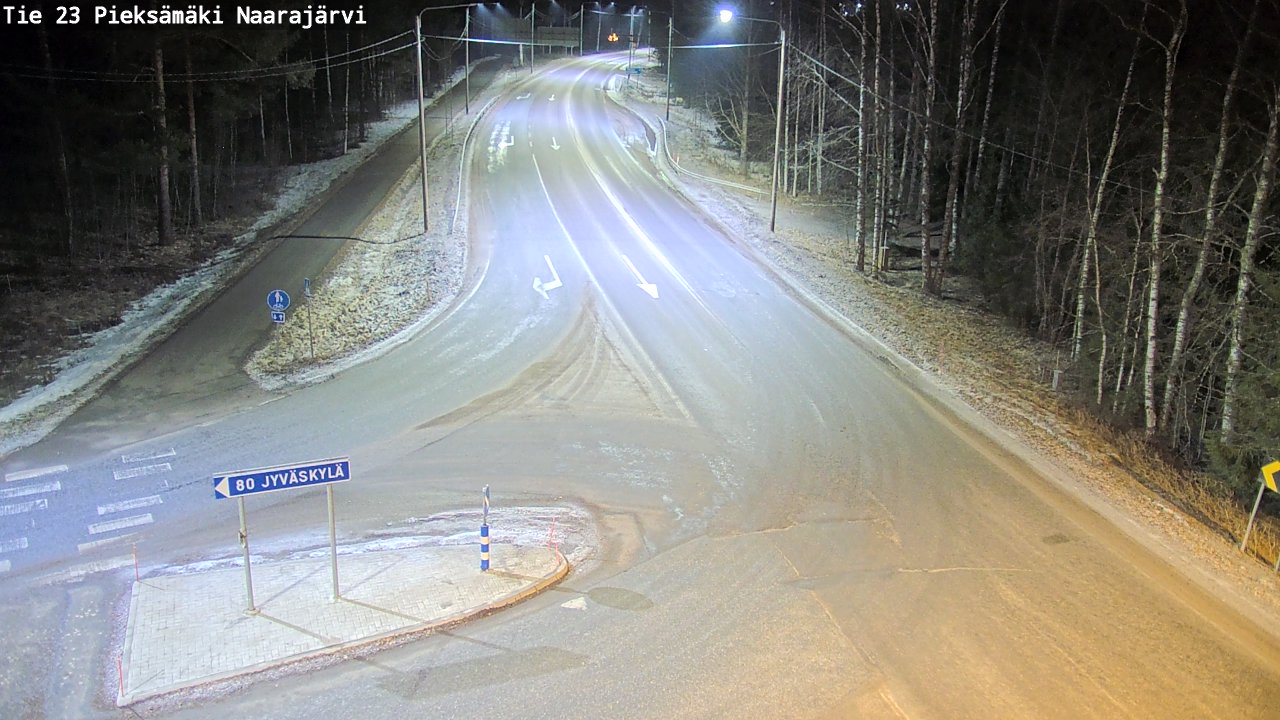 Kelikamerat Kuva Tie 23 Pieksämäki, Naarajärvi, Pieksämäki, Etelä-Savo