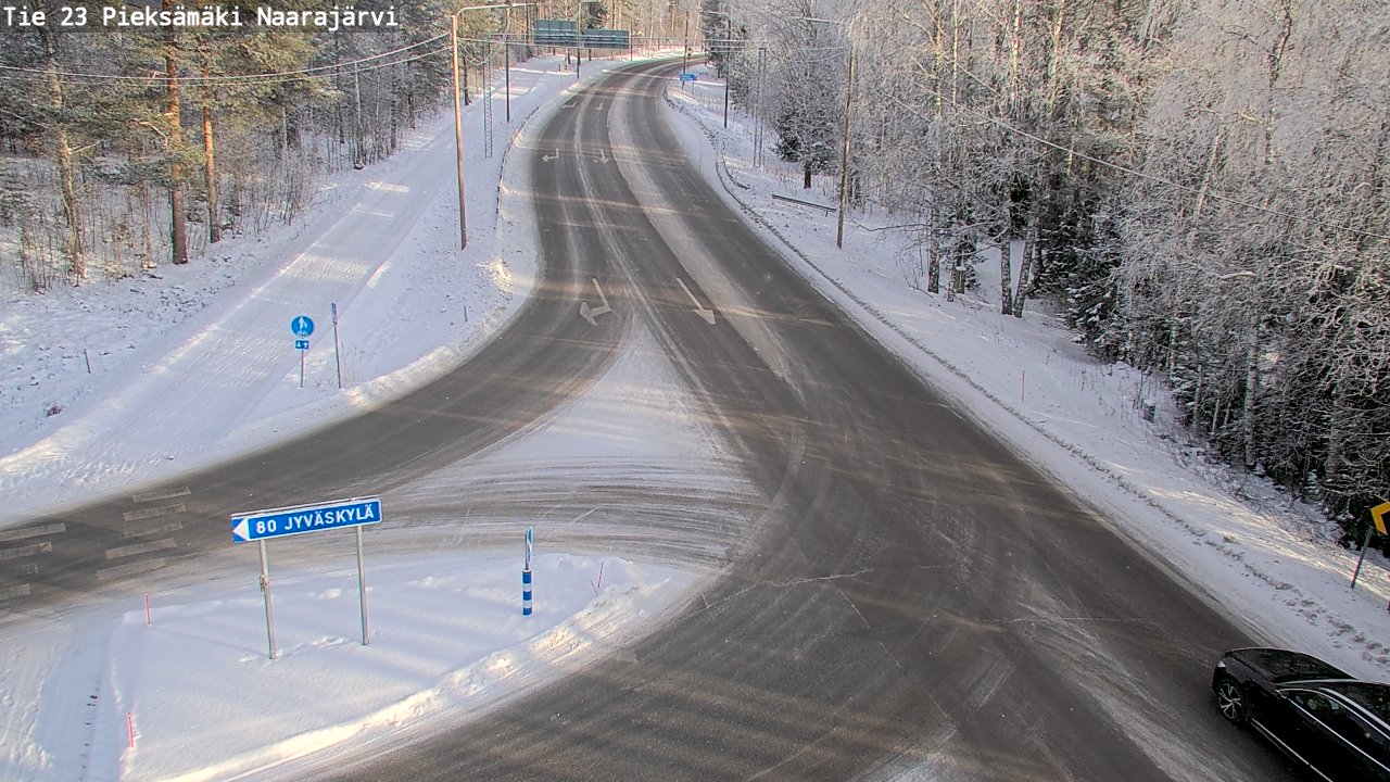 Weather Camera Image Road 23 Pieksämäki, Naarajärvi, Pieksämäki, Etelä-Savo