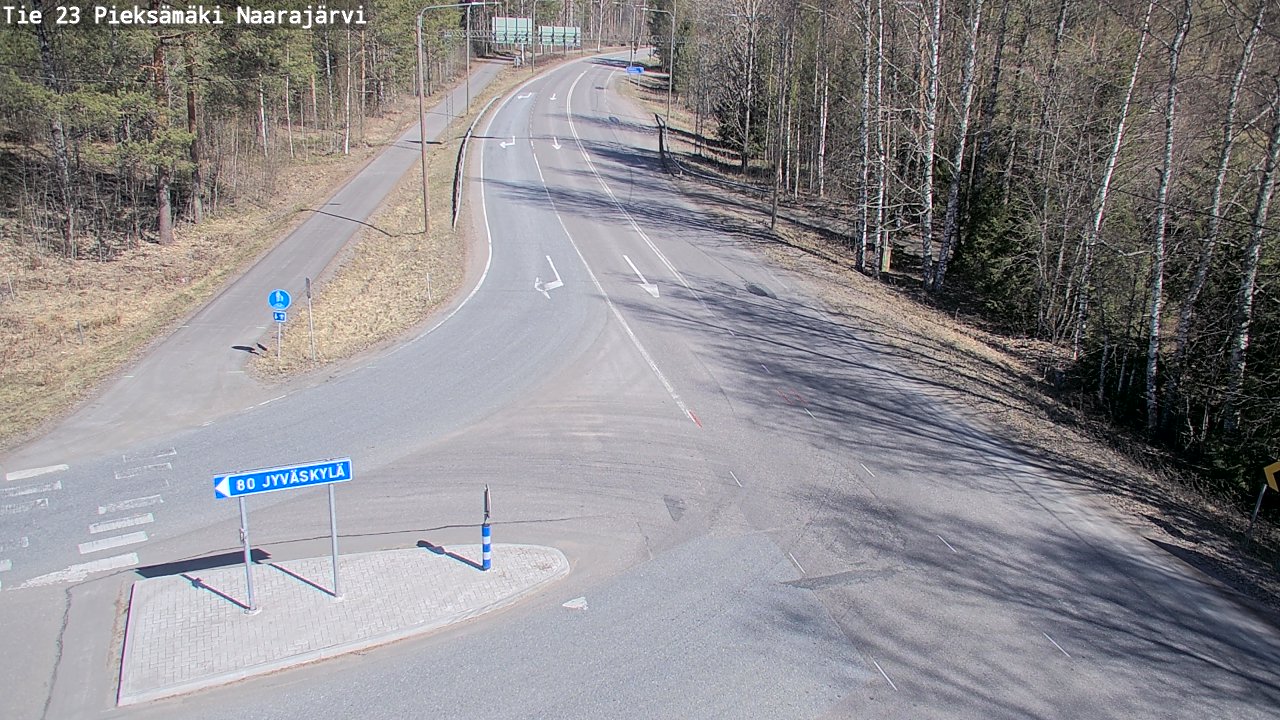 Kelikamerat Kuva Tie 23 Pieksämäki, Naarajärvi, Pieksämäki, Etelä-Savo