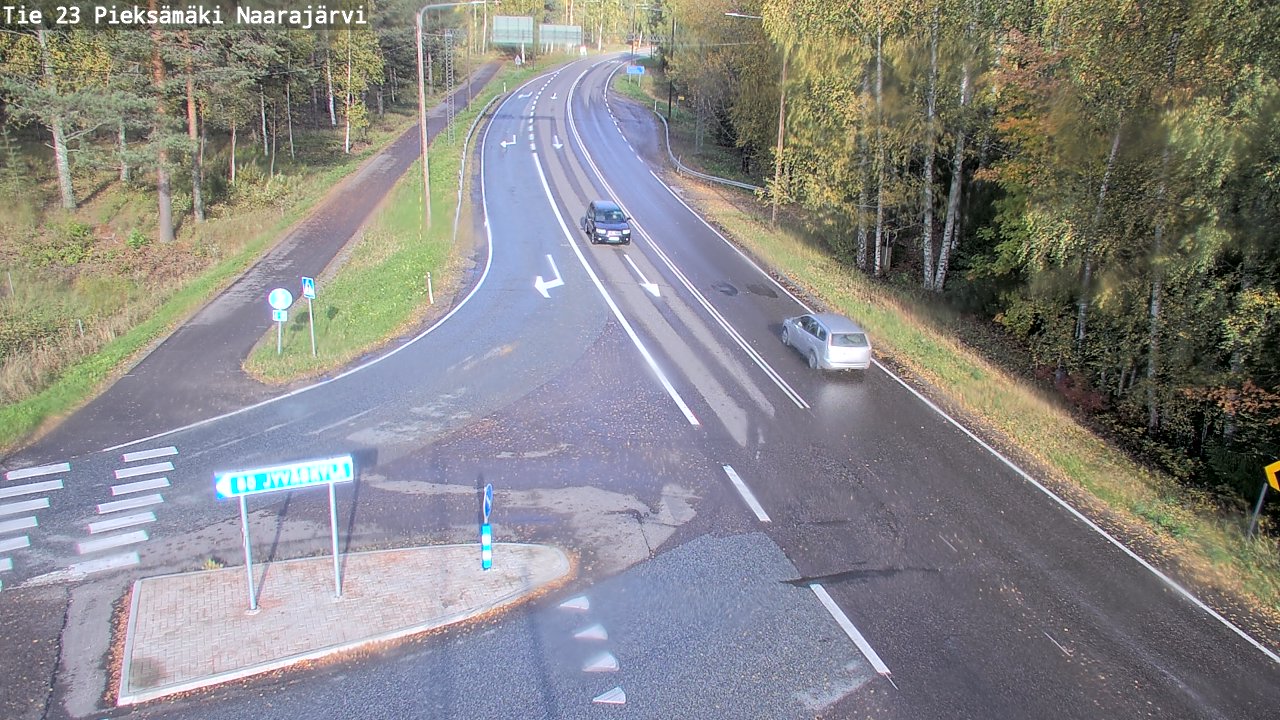 Weather Camera Image Road 23 Pieksämäki, Naarajärvi, Pieksämäki, Etelä-Savo