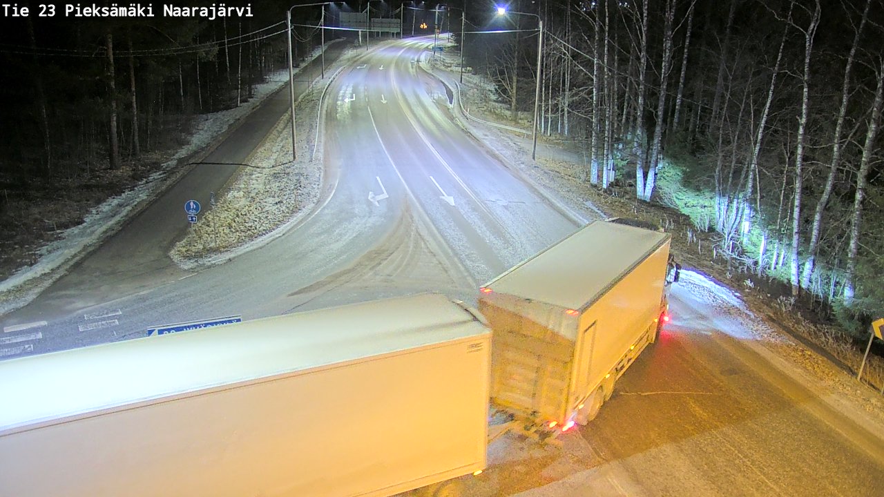 Kelikamerat Kuva Tie 23 Pieksämäki, Naarajärvi, Pieksämäki, Etelä-Savo