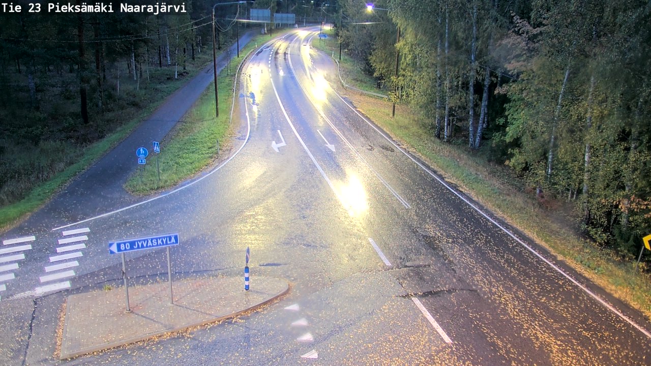 Weather Camera Image Road 23 Pieksämäki, Naarajärvi, Pieksämäki, Etelä-Savo