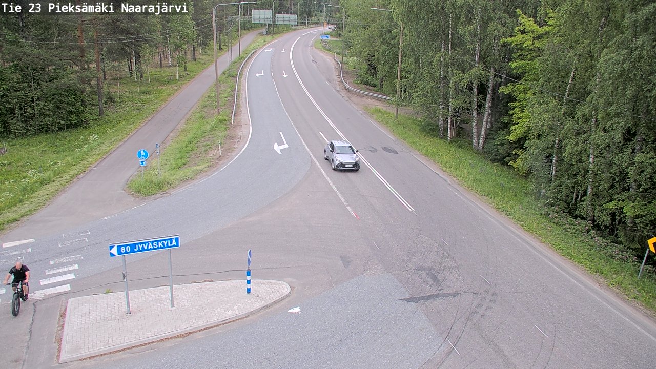 Kelikamerat Kuva Tie 23 Pieksämäki, Naarajärvi, Pieksämäki, Etelä-Savo