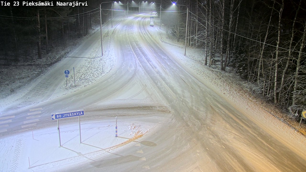 Kelikamerat Kuva Tie 23 Pieksämäki, Naarajärvi, Pieksämäki, Etelä-Savo