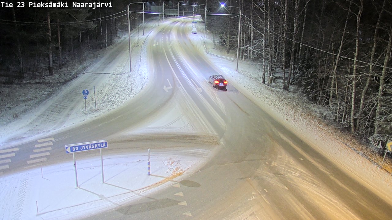 Kelikamerat Kuva Tie 23 Pieksämäki, Naarajärvi, Pieksämäki, Etelä-Savo