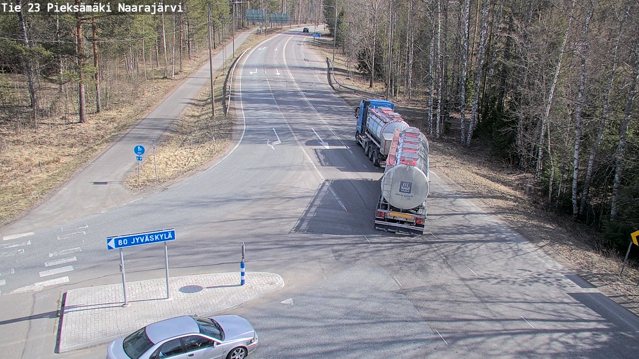 Kelikamerat Kuva Tie 23 Pieksämäki, Naarajärvi, Pieksämäki, Etelä-Savo
