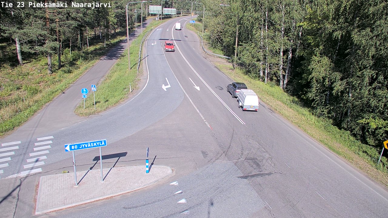 Kelikamerat Kuva Tie 23 Pieksämäki, Naarajärvi, Pieksämäki, Etelä-Savo