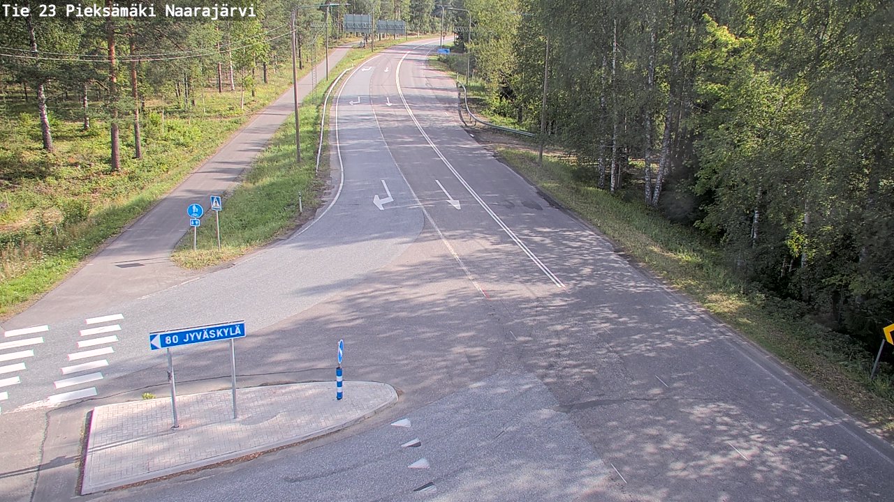 Kelikamerat Kuva Tie 23 Pieksämäki, Naarajärvi, Pieksämäki, Etelä-Savo
