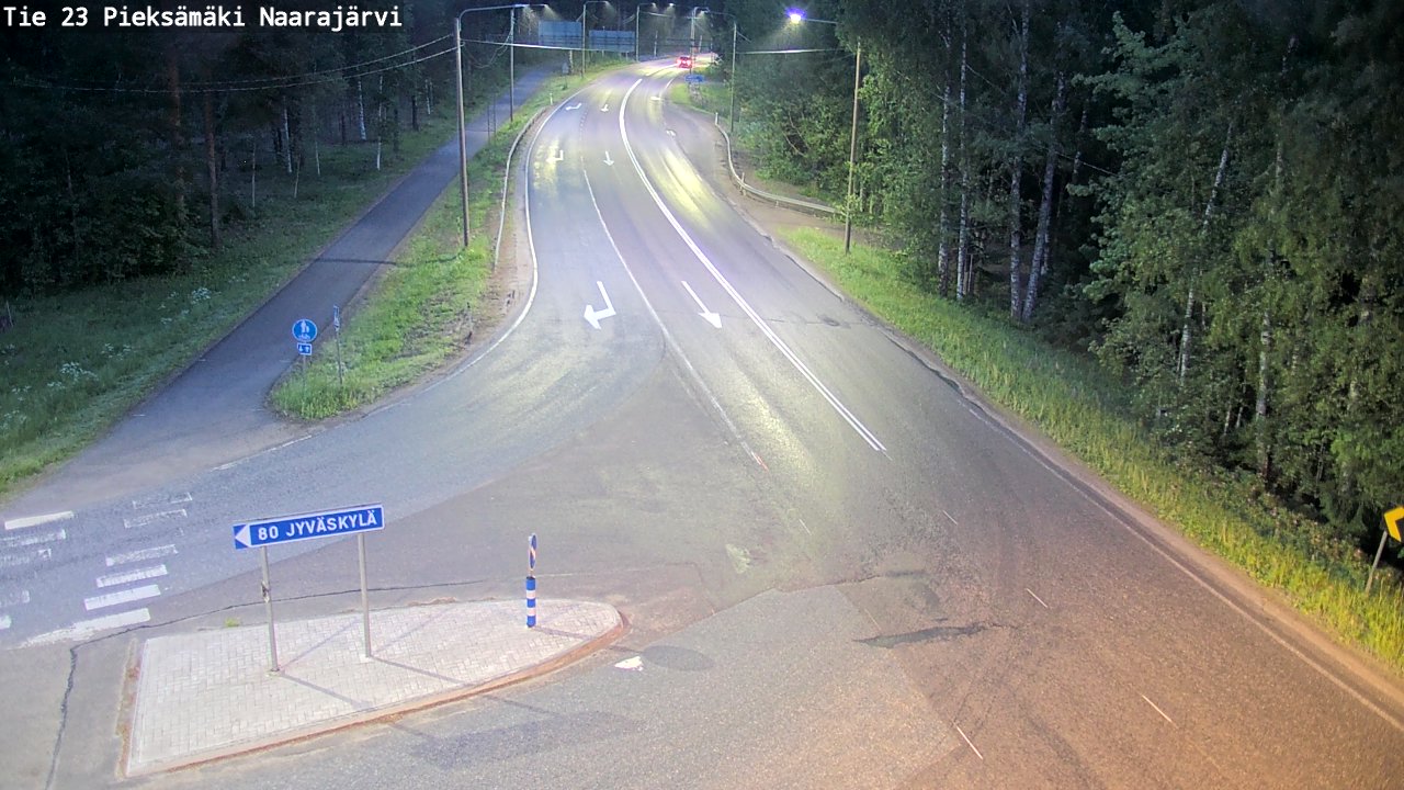 Kelikamerat Kuva Tie 23 Pieksämäki, Naarajärvi, Pieksämäki, Etelä-Savo
