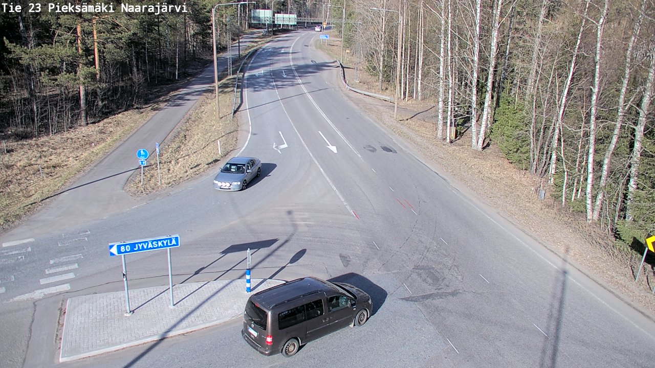 Kelikamerat Kuva Tie 23 Pieksämäki, Naarajärvi, Pieksämäki, Etelä-Savo