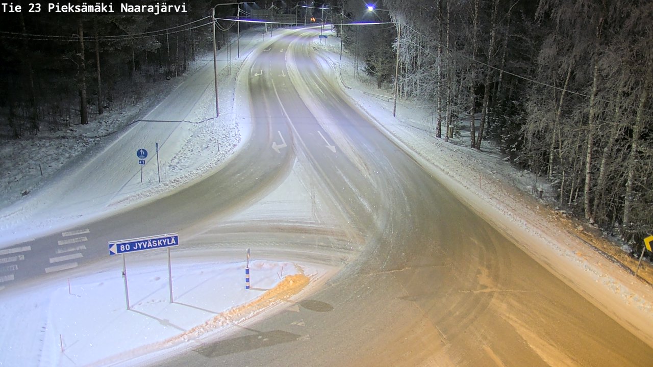 Kelikamerat Kuva Tie 23 Pieksämäki, Naarajärvi, Pieksämäki, Etelä-Savo