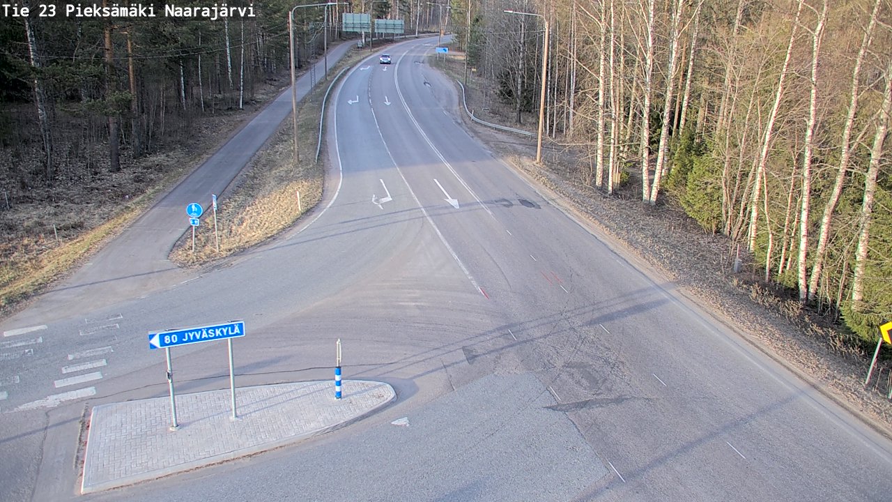 Kelikamerat Kuva Tie 23 Pieksämäki, Naarajärvi, Pieksämäki, Etelä-Savo