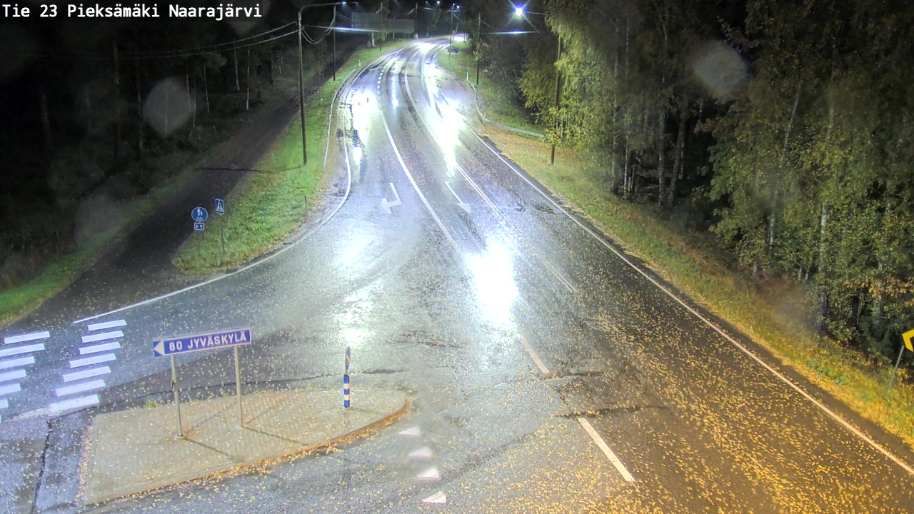 Weather Camera Image Road 23 Pieksämäki, Naarajärvi, Pieksämäki, Etelä-Savo
