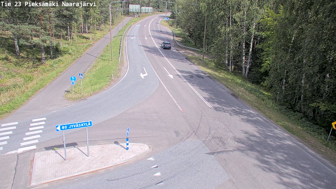Kelikamerat Kuva Tie 23 Pieksämäki, Naarajärvi, Pieksämäki, Etelä-Savo