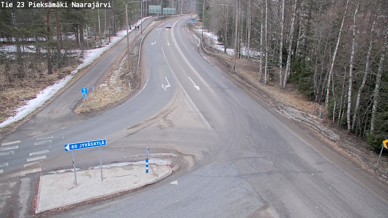 Kelikamerat Kuva Tie 23 Pieksämäki, Naarajärvi, Pieksämäki, Etelä-Savo