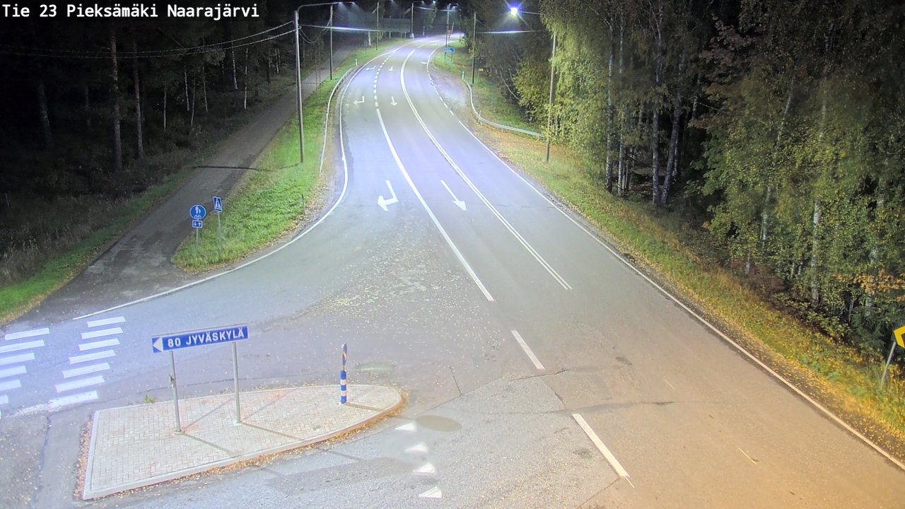 Weather Camera Image Road 23 Pieksämäki, Naarajärvi, Pieksämäki, Etelä-Savo