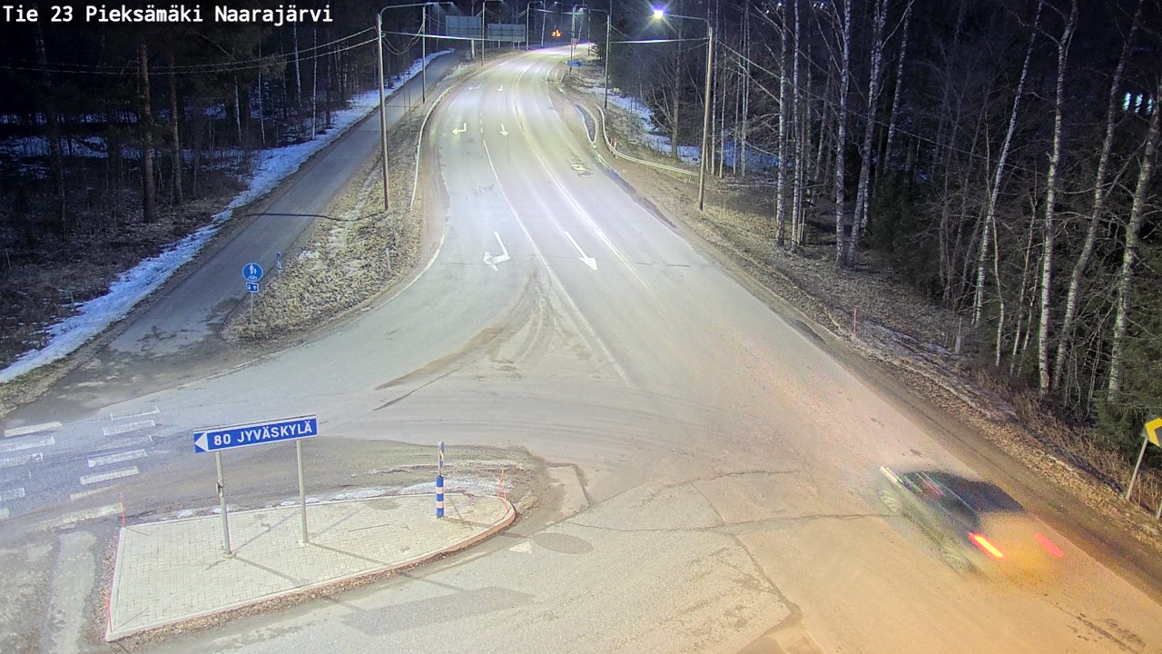 Kelikamerat Kuva Tie 23 Pieksämäki, Naarajärvi, Pieksämäki, Etelä-Savo