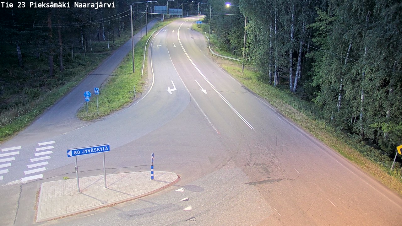Kelikamerat Kuva Tie 23 Pieksämäki, Naarajärvi, Pieksämäki, Etelä-Savo