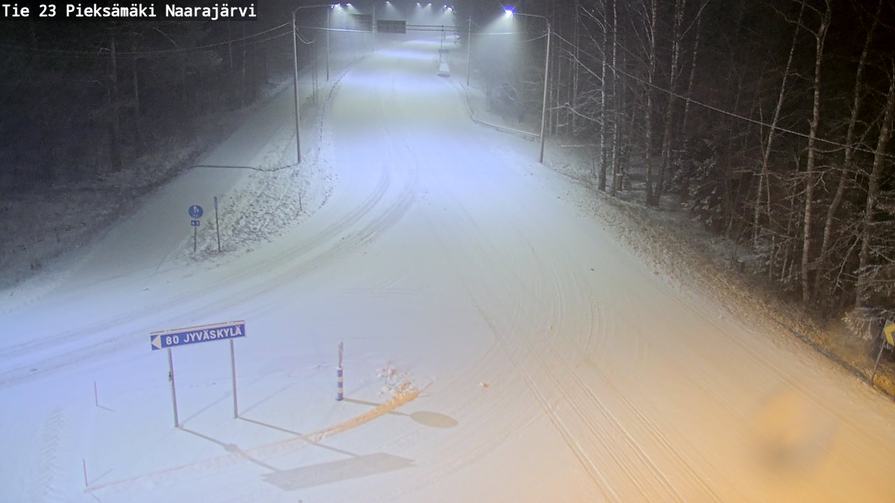 Kelikamerat Kuva Tie 23 Pieksämäki, Naarajärvi, Pieksämäki, Etelä-Savo