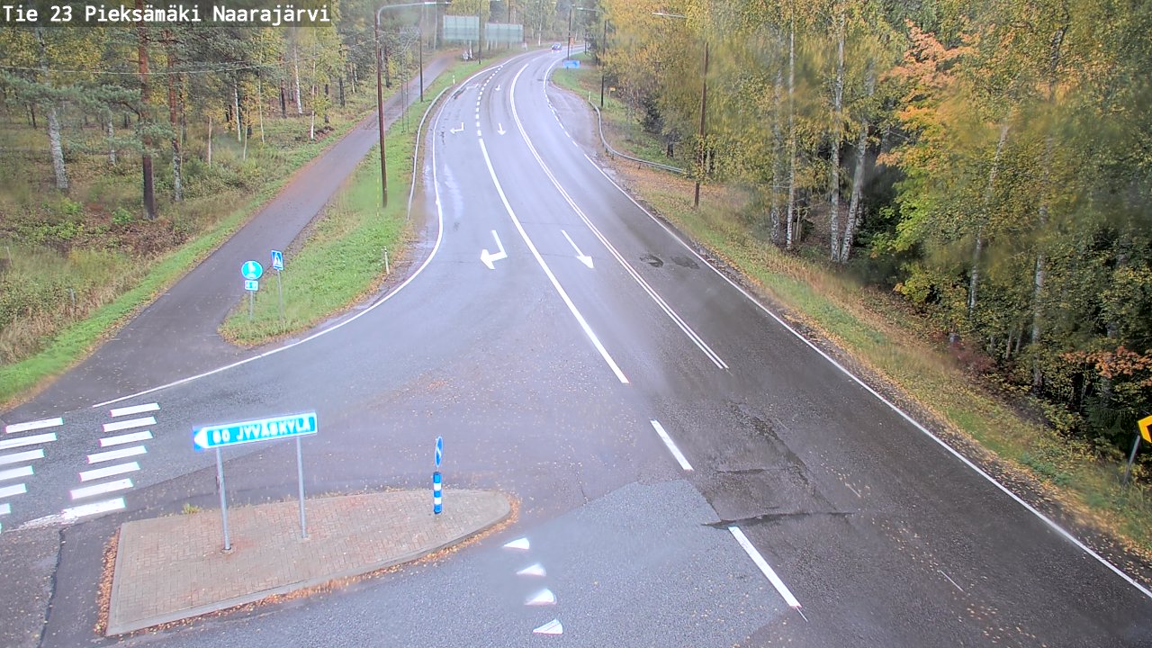 Weather Camera Image Road 23 Pieksämäki, Naarajärvi, Pieksämäki, Etelä-Savo