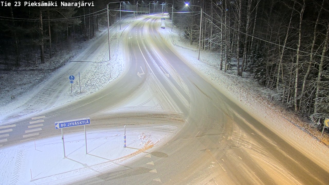 Kelikamerat Kuva Tie 23 Pieksämäki, Naarajärvi, Pieksämäki, Etelä-Savo