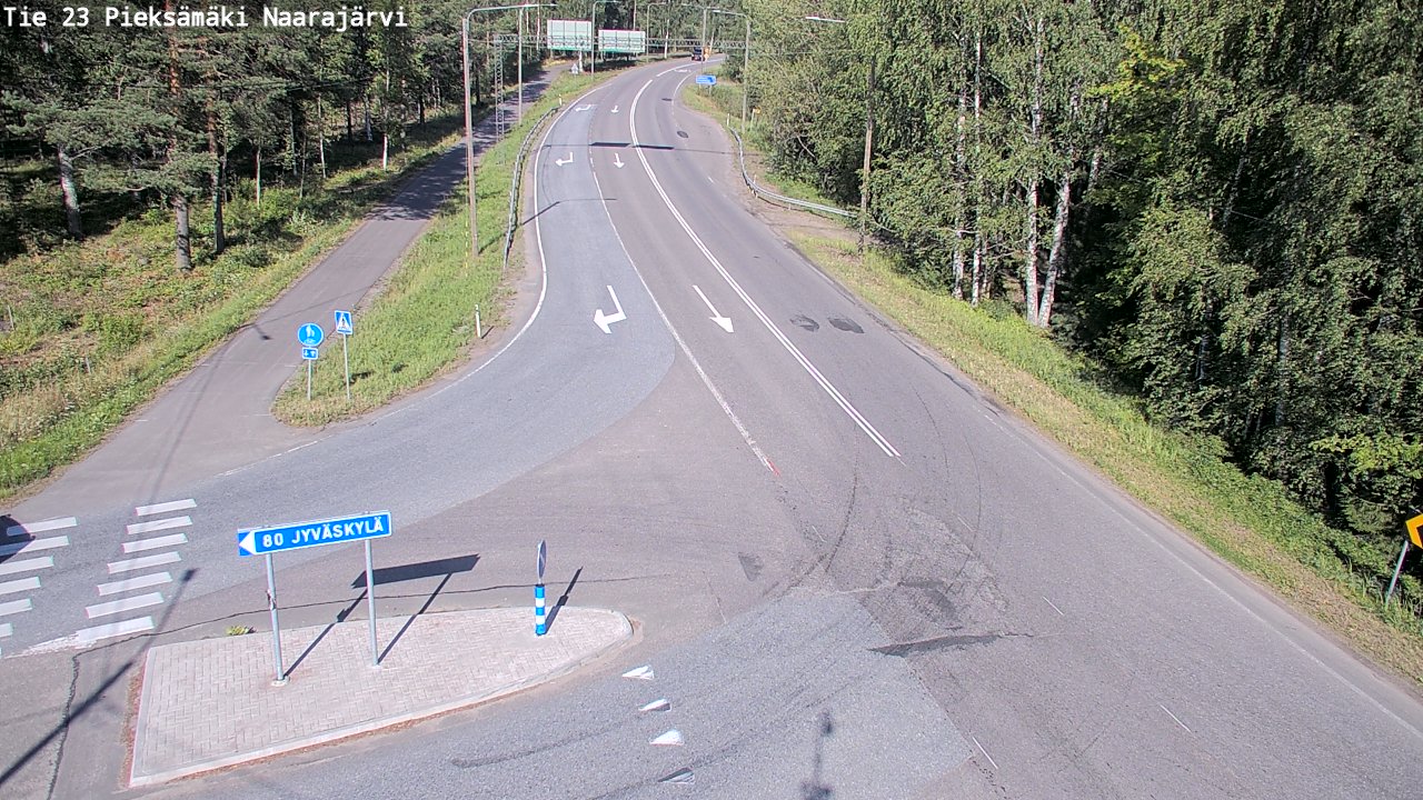 Kelikamerat Kuva Tie 23 Pieksämäki, Naarajärvi, Pieksämäki, Etelä-Savo