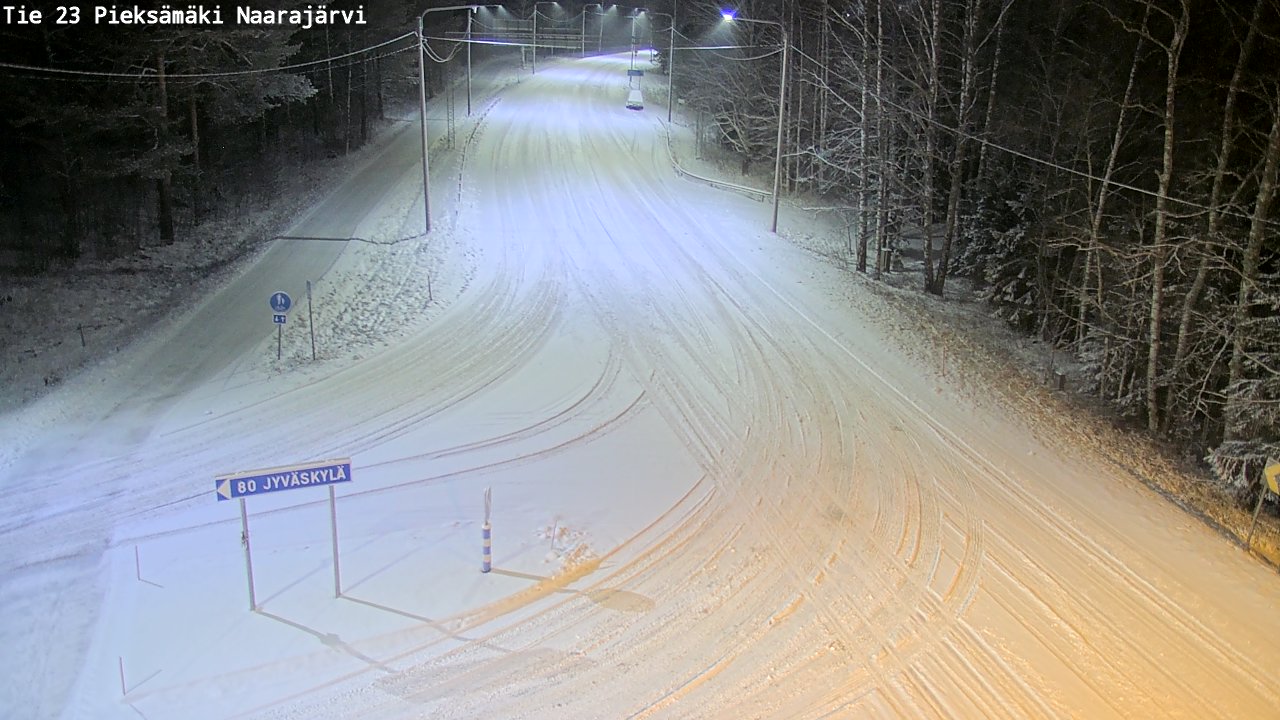 Kelikamerat Kuva Tie 23 Pieksämäki, Naarajärvi, Pieksämäki, Etelä-Savo