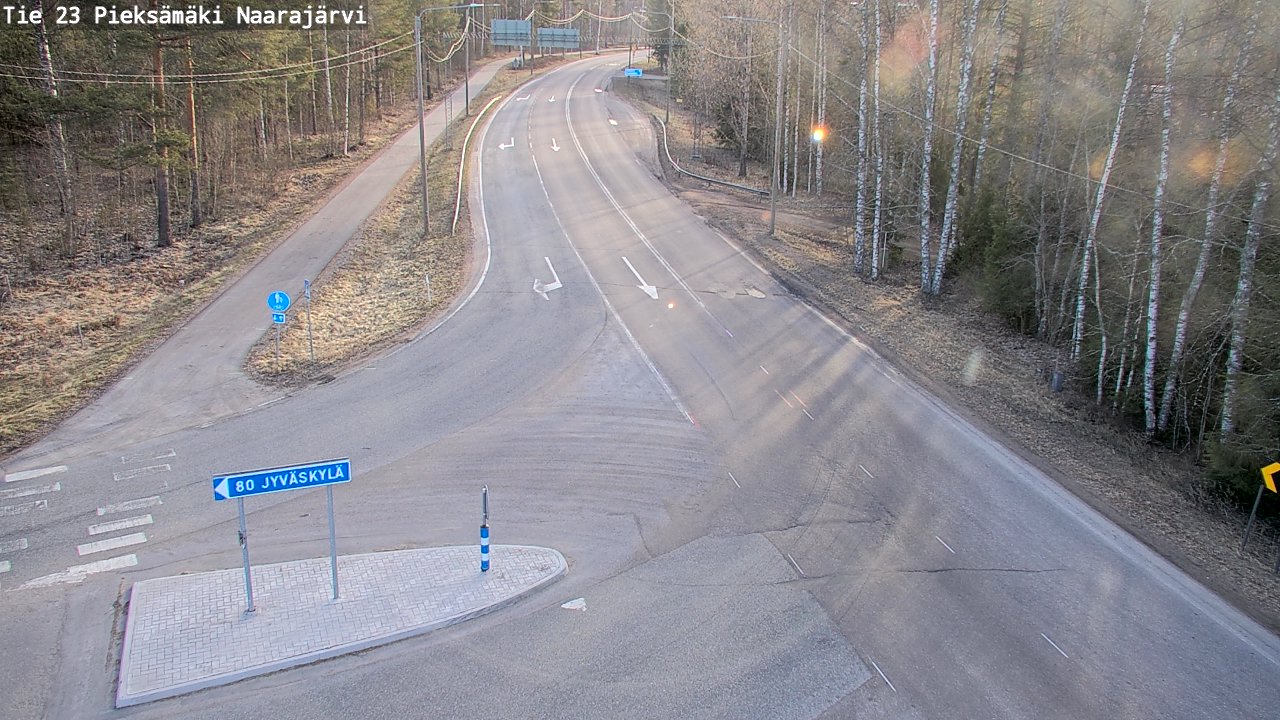 Kelikamerat Kuva Tie 23 Pieksämäki, Naarajärvi, Pieksämäki, Etelä-Savo