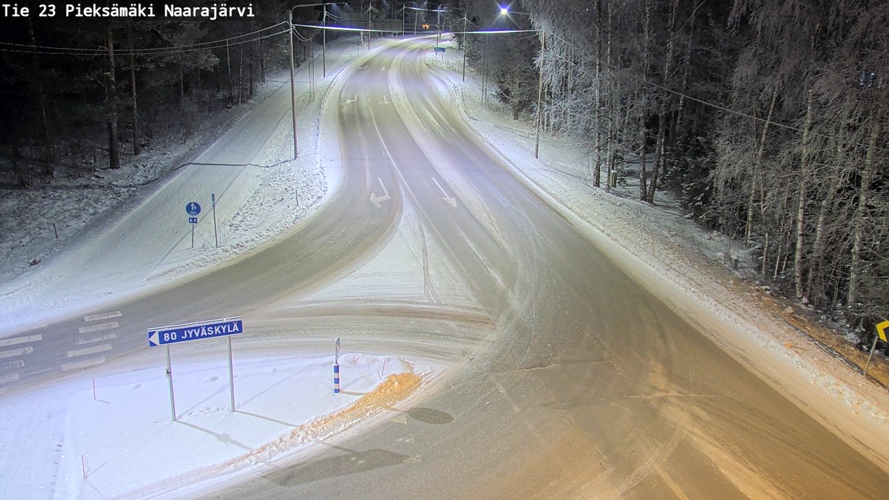 Kelikamerat Kuva Tie 23 Pieksämäki, Naarajärvi, Pieksämäki, Etelä-Savo