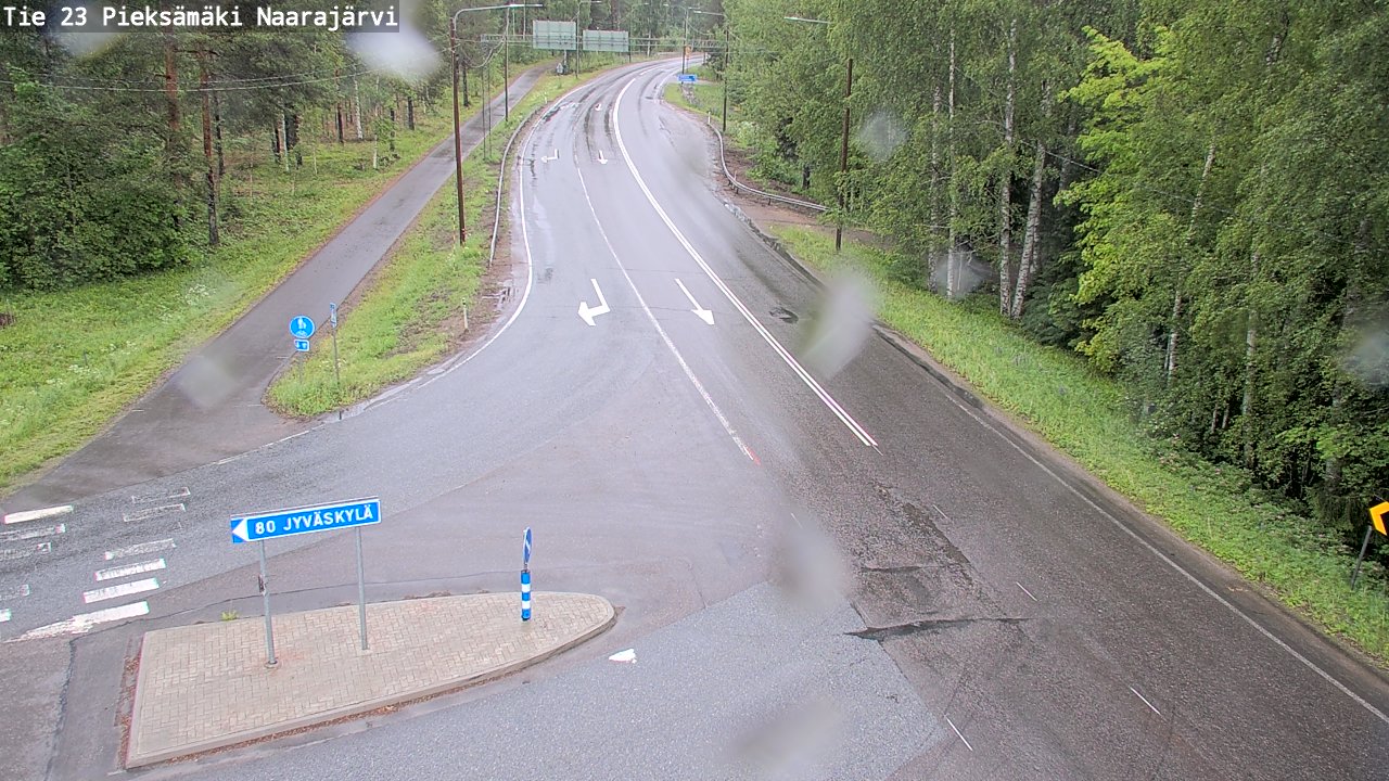 Weather Camera Image Road 23 Pieksämäki, Naarajärvi, Pieksämäki, Etelä-Savo