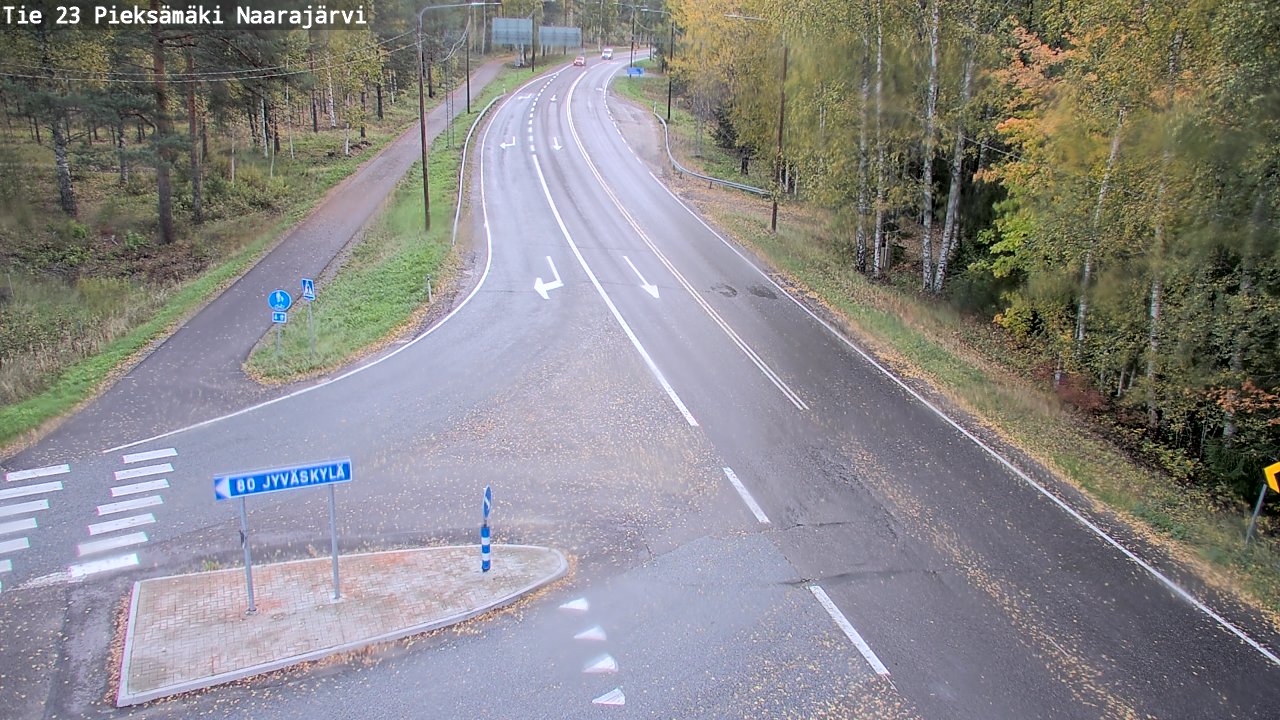Weather Camera Image Road 23 Pieksämäki, Naarajärvi, Pieksämäki, Etelä-Savo