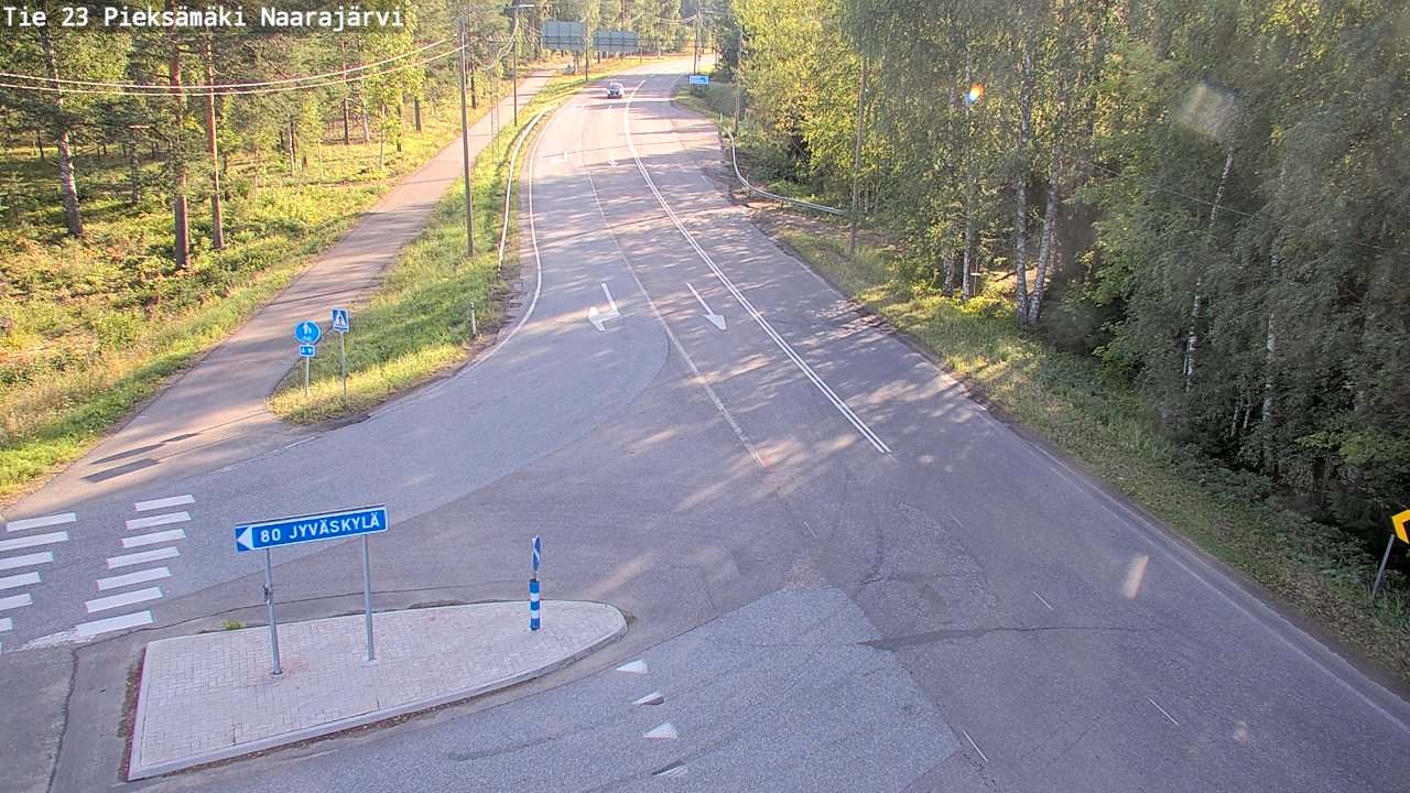 Kelikamerat Kuva Tie 23 Pieksämäki, Naarajärvi, Pieksämäki, Etelä-Savo