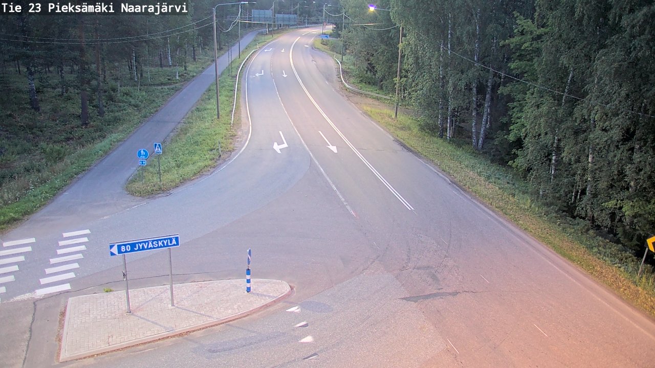 Kelikamerat Kuva Tie 23 Pieksämäki, Naarajärvi, Pieksämäki, Etelä-Savo