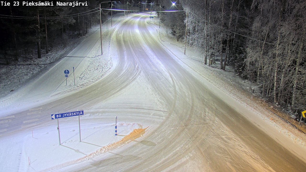 Kelikamerat Kuva Tie 23 Pieksämäki, Naarajärvi, Pieksämäki, Etelä-Savo