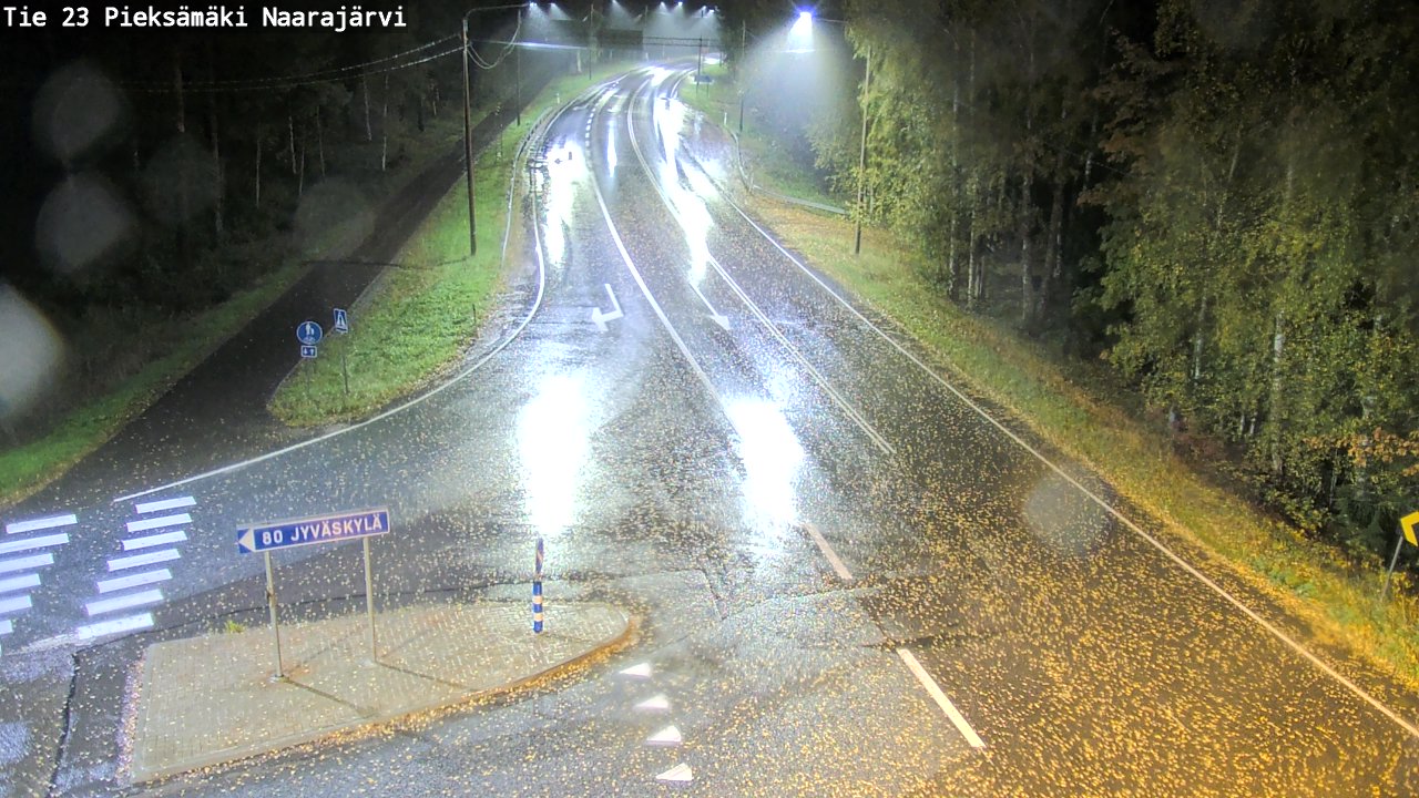 Weather Camera Image Road 23 Pieksämäki, Naarajärvi, Pieksämäki, Etelä-Savo