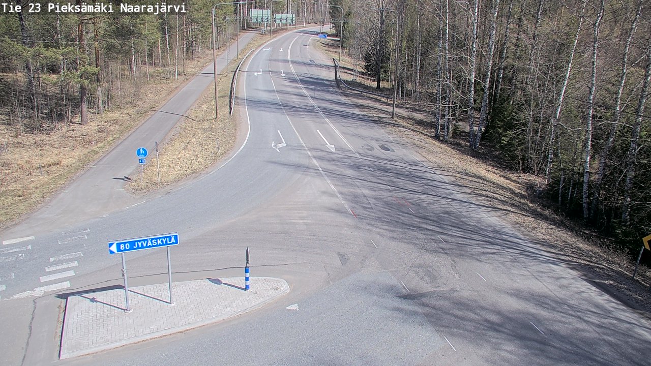 Kelikamerat Kuva Tie 23 Pieksämäki, Naarajärvi, Pieksämäki, Etelä-Savo
