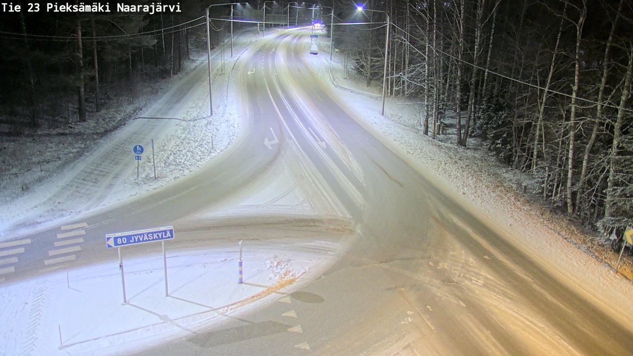 Kelikamerat Kuva Tie 23 Pieksämäki, Naarajärvi, Pieksämäki, Etelä-Savo